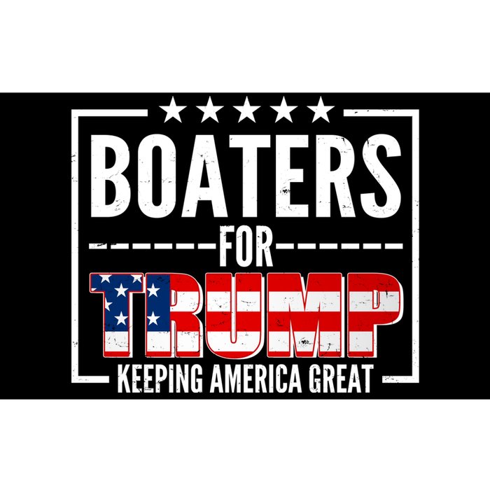 Boaters For Trump Keeping American Great Bumper Sticker