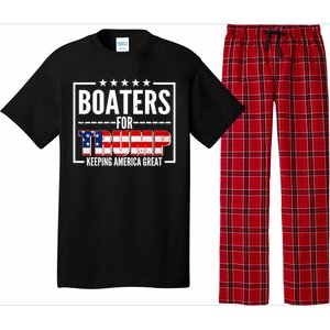 Boaters For Trump Keeping American Great Pajama Set