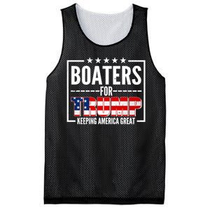 Boaters For Trump Keeping American Great Mesh Reversible Basketball Jersey Tank