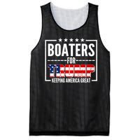 Boaters For Trump Keeping American Great Mesh Reversible Basketball Jersey Tank