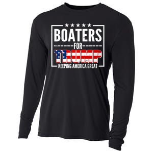 Boaters For Trump Keeping American Great Cooling Performance Long Sleeve Crew