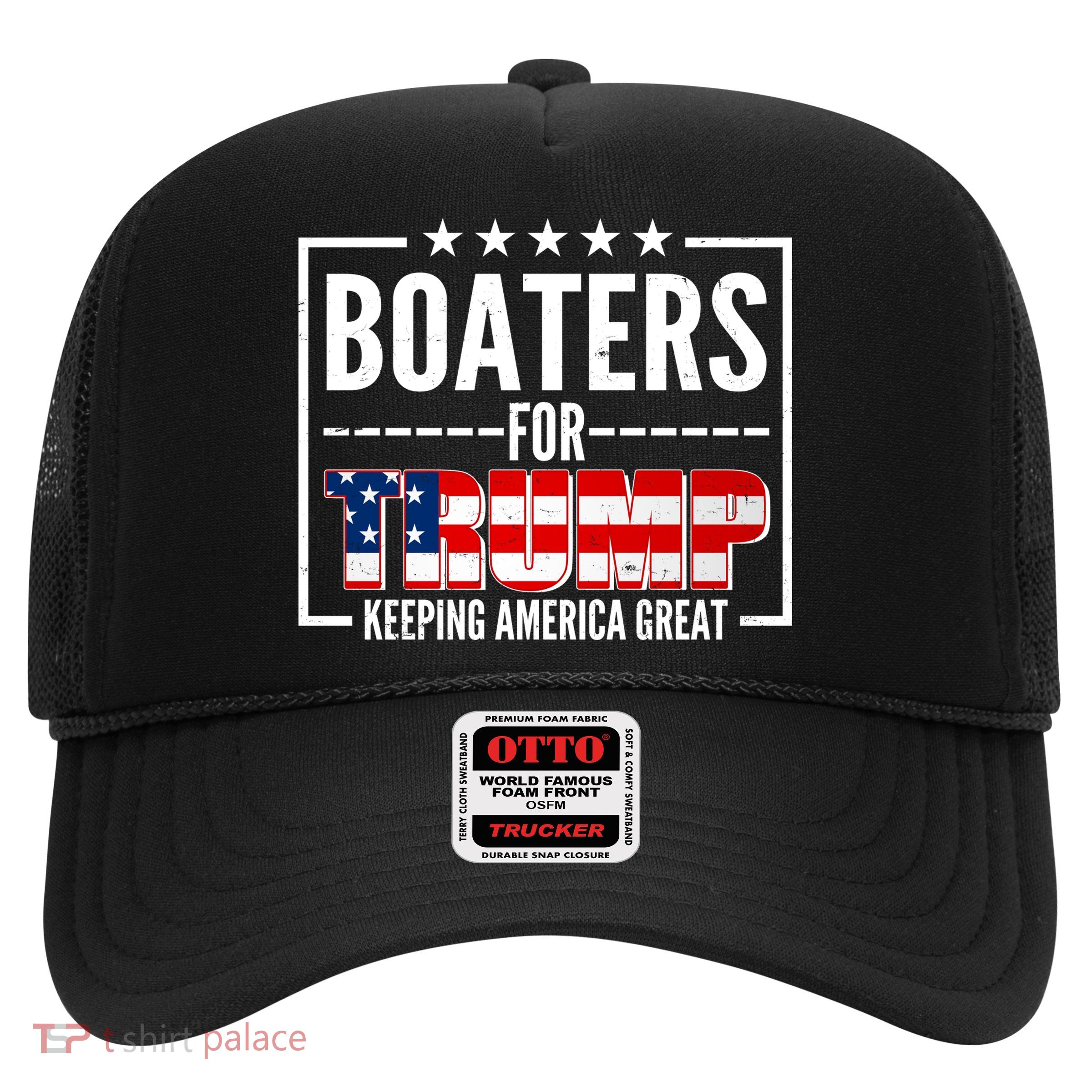 Boaters For Trump Keeping American Great Trucker Hat