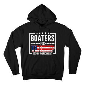 Boaters For Trump Keeping American Great Tall Hoodie