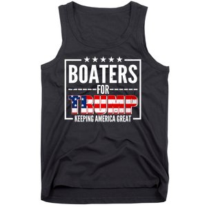 Boaters For Trump Keeping American Great Tank Top