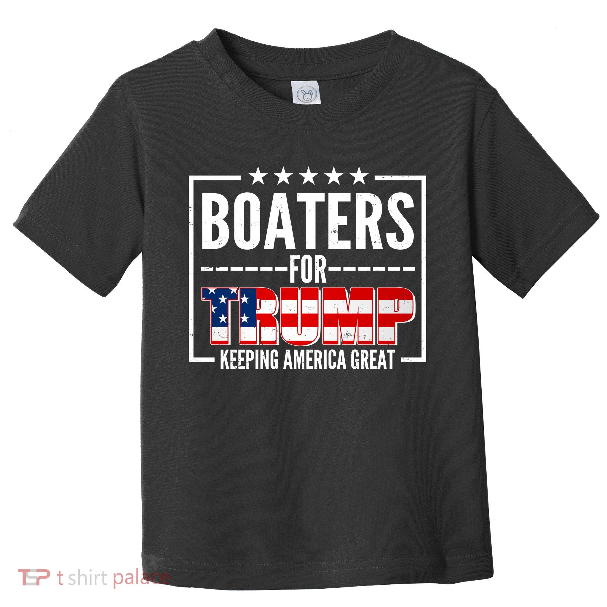 Boaters For Trump Keeping American Great Toddler T-Shirt