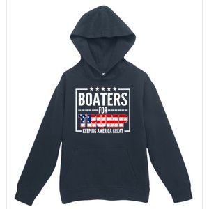 Boaters For Trump Keeping American Great Urban Pullover Hoodie