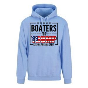 Boaters For Trump Keeping American Great Unisex Surf Hoodie