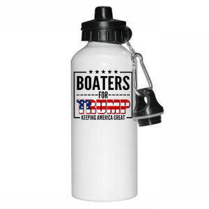 Boaters For Trump Keeping American Great Aluminum Water Bottle