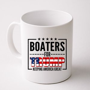 Boaters For Trump Keeping American Great Coffee Mug