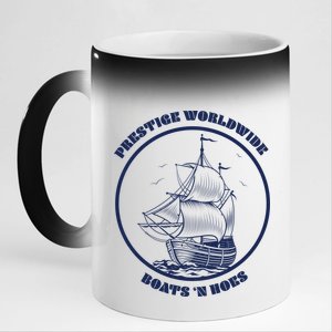 Boats N Hoes 11oz Black Color Changing Mug