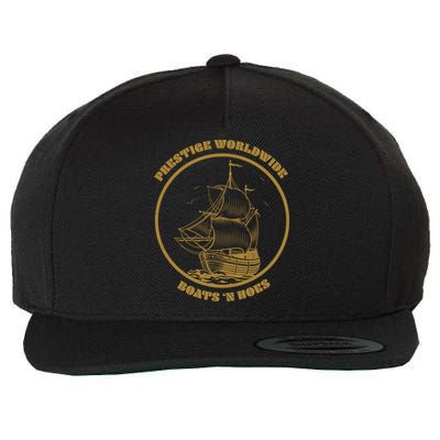 Boats N Hoes Wool Snapback Cap