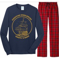 Boats N Hoes Long Sleeve Pajama Set