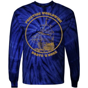 Boats N Hoes Tie-Dye Long Sleeve Shirt