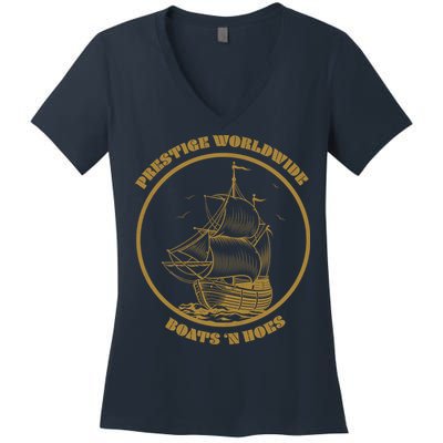 Boats N Hoes Women's V-Neck T-Shirt