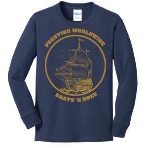 Boats N Hoes Kids Long Sleeve Shirt