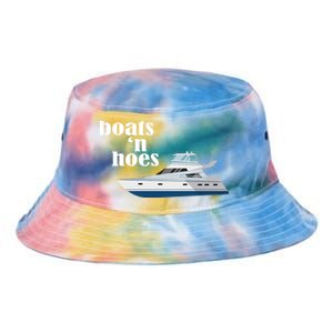 Boats N Hoes Funny Boating Tie Dye Newport Bucket Hat