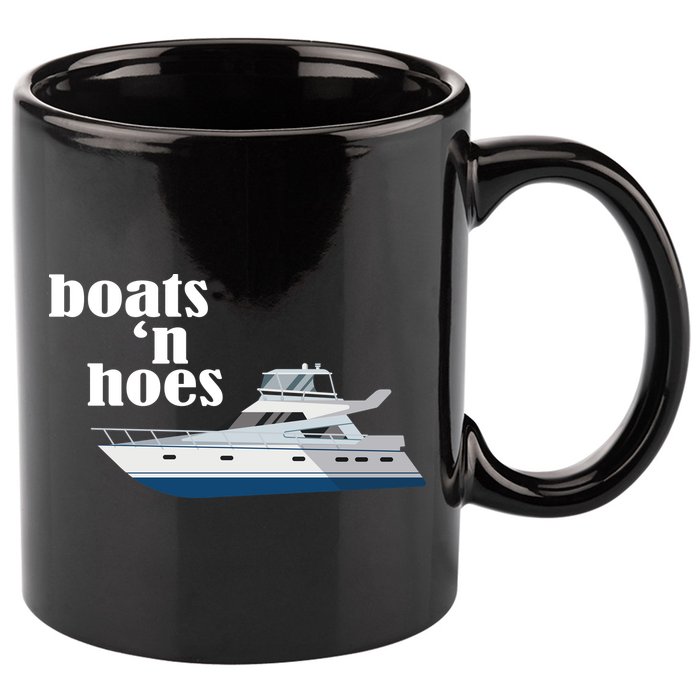 Boats N Hoes Funny Boating 11oz C Handle Ceramic Mug