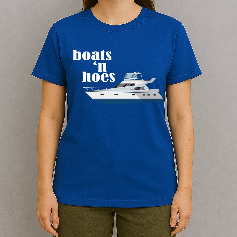 Boats N Hoes Funny Boating T-Shirt