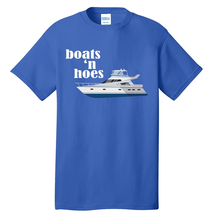 Boats N Hoes Funny Boating Tall T-Shirt