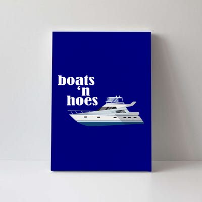 Boats N Hoes Funny Boating Canvas