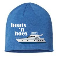 Boats N Hoes Funny Boating Sustainable Beanie