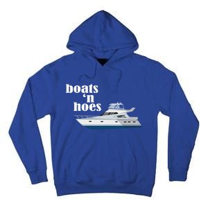 Boats N Hoes Funny Boating Tall Hoodie