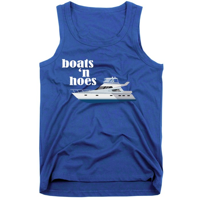 Boats N Hoes Funny Boating Tank Top