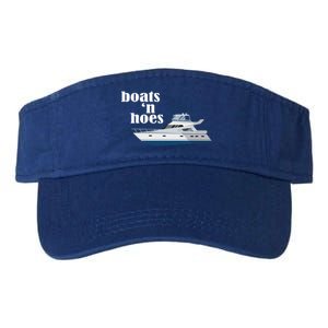 Boats N Hoes Funny Boating Valucap Bio-Washed Visor