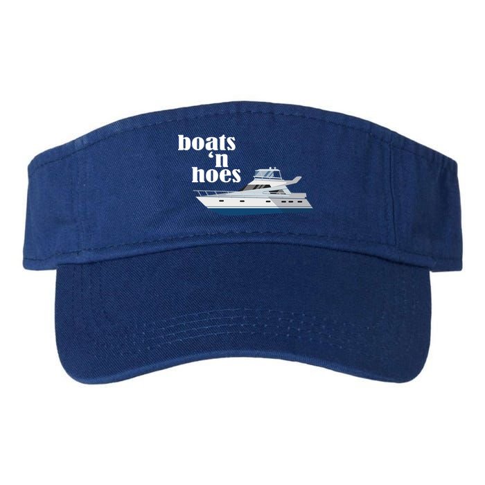 Boats N Hoes Funny Boating Valucap Bio-Washed Visor