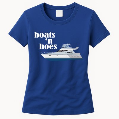 Boats N Hoes Funny Boating Womens T-Shirt