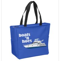 Boats N Hoes Funny Boating Zip Tote Bag