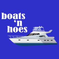 Boats N Hoes Funny Boating Zip Tote Bag