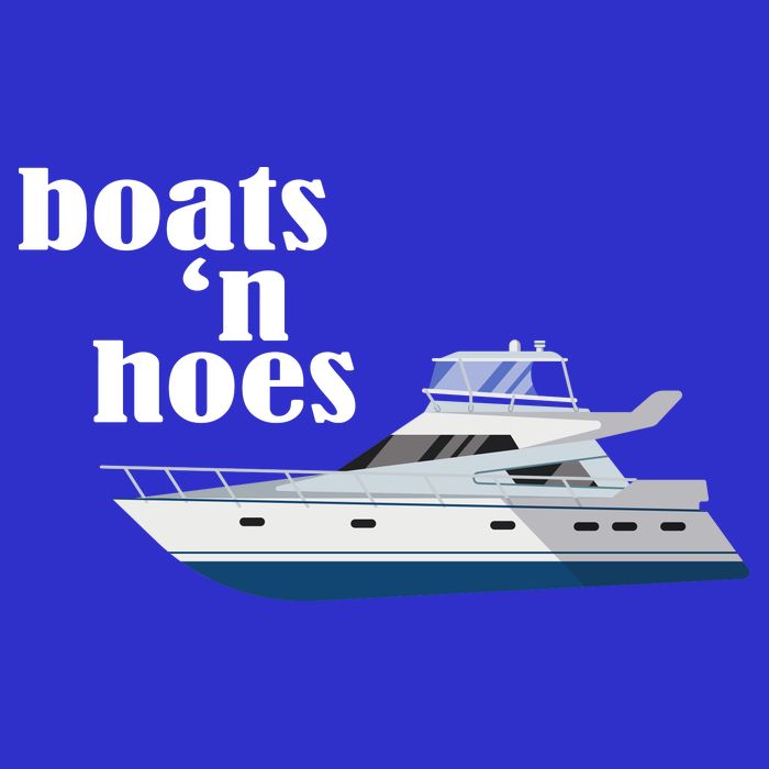 Boats N Hoes Funny Boating Zip Tote Bag