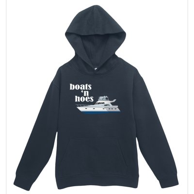 Boats N Hoes Funny Boating Urban Pullover Hoodie