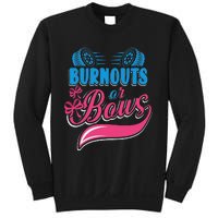 Burnouts Or Bows Gender Reveal Baby Party Announcement Sweatshirt