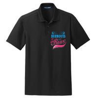 Burnouts Or Bows Gender Reveal Baby Party Announcement Dry Zone Grid Polo