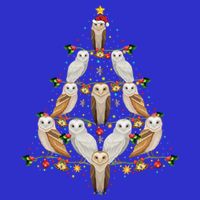 Barn Owl Bird Christmas Tree Gift Funny Christmas Barn Owl Gift 16 in Basic Backpack