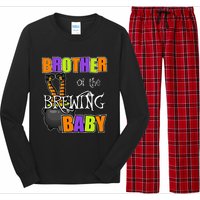 Brother Of Brewing Baby Halloween Theme Baby Shower Spooky Long Sleeve Pajama Set