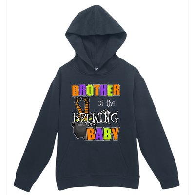 Brother Of Brewing Baby Halloween Theme Baby Shower Spooky Urban Pullover Hoodie