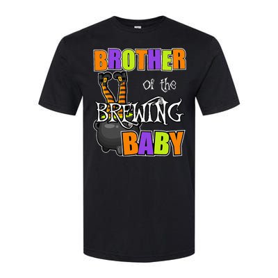 Brother Of Brewing Baby Halloween Theme Baby Shower Spooky Softstyle CVC T-Shirt