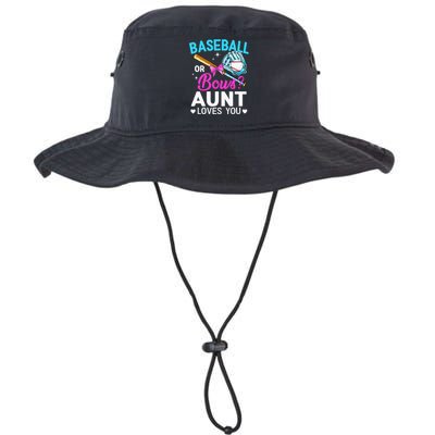 Baseball Or Bows Aunt Loves You Gender Reveal Legacy Cool Fit Booney Bucket Hat