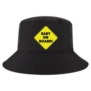 Baby On Board Sign Funny Pregnancy Cool Comfort Performance Bucket Hat