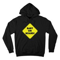 Baby On Board Sign Funny Pregnancy Hoodie