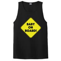 Baby On Board Sign Funny Pregnancy PosiCharge Competitor Tank