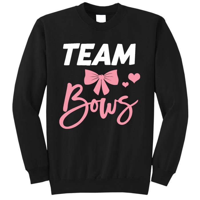 Burnouts Or Bows Team Boy Team Girl Gender Reveal Sweatshirt