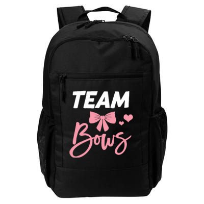 Burnouts Or Bows Team Boy Team Girl Gender Reveal Daily Commute Backpack