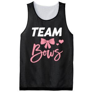 Burnouts Or Bows Team Boy Team Girl Gender Reveal Mesh Reversible Basketball Jersey Tank