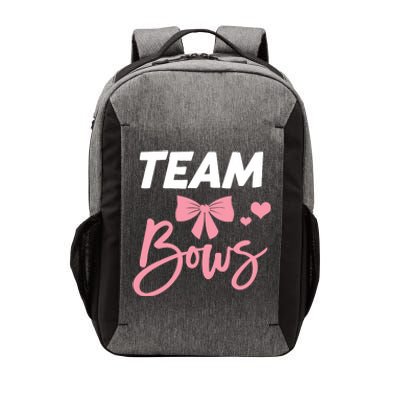 Burnouts Or Bows Team Boy Team Girl Gender Reveal Vector Backpack