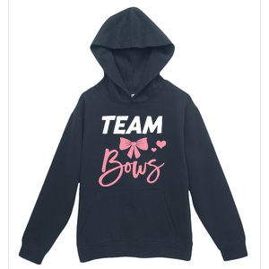 Burnouts Or Bows Team Boy Team Girl Gender Reveal Urban Pullover Hoodie