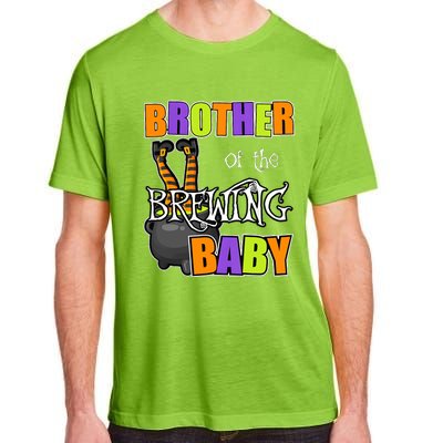 Brother Of Brewing Baby Halloween Theme Baby Shower Spooky Adult ChromaSoft Performance T-Shirt